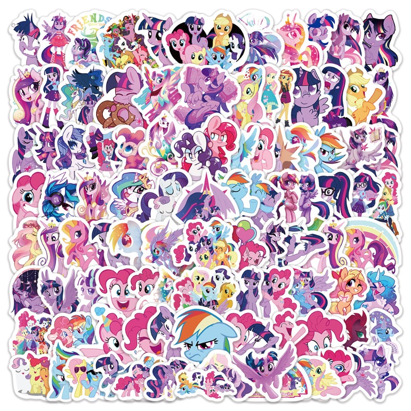 Free Anime Merchandise - 100pcs Stiker Kartun My Little Pony