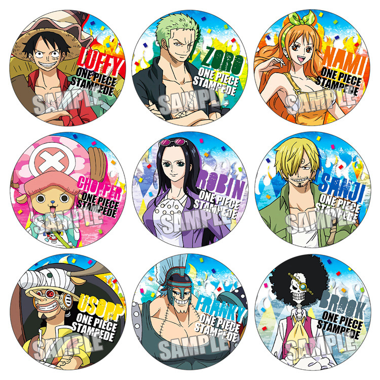 Luffy Anime Merchandise - Pin Lencana Anime One Piece Film