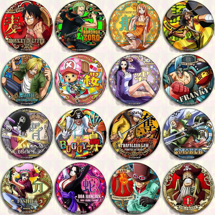 Luffy Anime Merchandise - Set Pin Lencana Anime One Piece