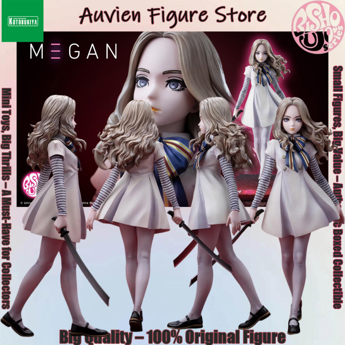 Kotobukiya Bishoujo - Figur Anime Megan Crossroad Karakter Model