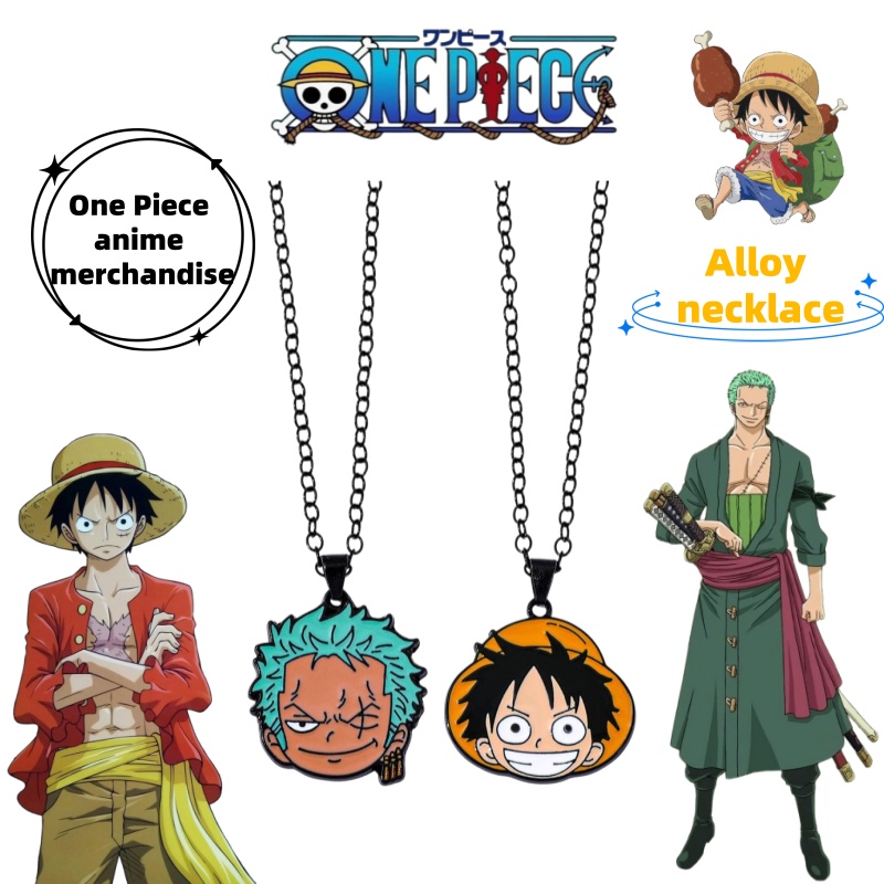 Luffy Anime Merchandise - Kalung karakter Luffy Zoro dari anime