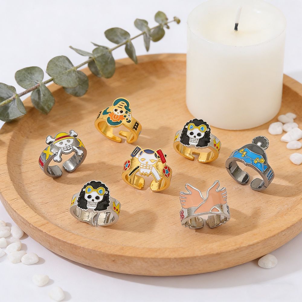 Cincin Anime One Piece Kreatif - Luffy Anime Merchandise ulasan dan harga