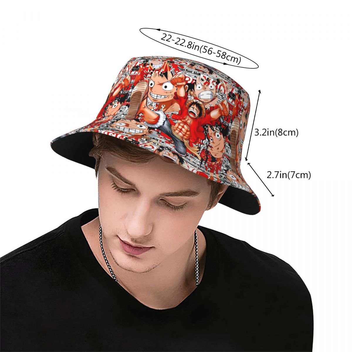Topi Ember Anime One Piece Luf - Luffy Anime Merchandise ulasan dan harga