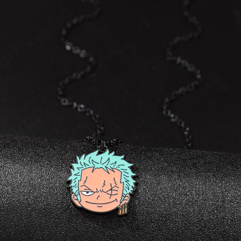 Kalung karakter Luffy Zoro dar - Luffy Anime Merchandise ulasan dan harga