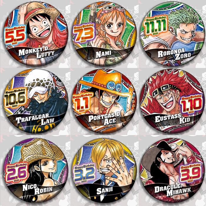 Set Pin Lencana Anime One Piec - Luffy Anime Merchandise ulasan dan harga